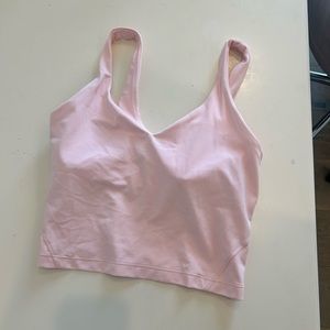Lululemon Light Pink Align Tank Cropped
